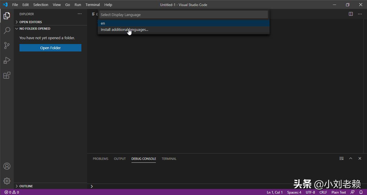 用visualstudiocode写程序,VisualStudioCode设置中文