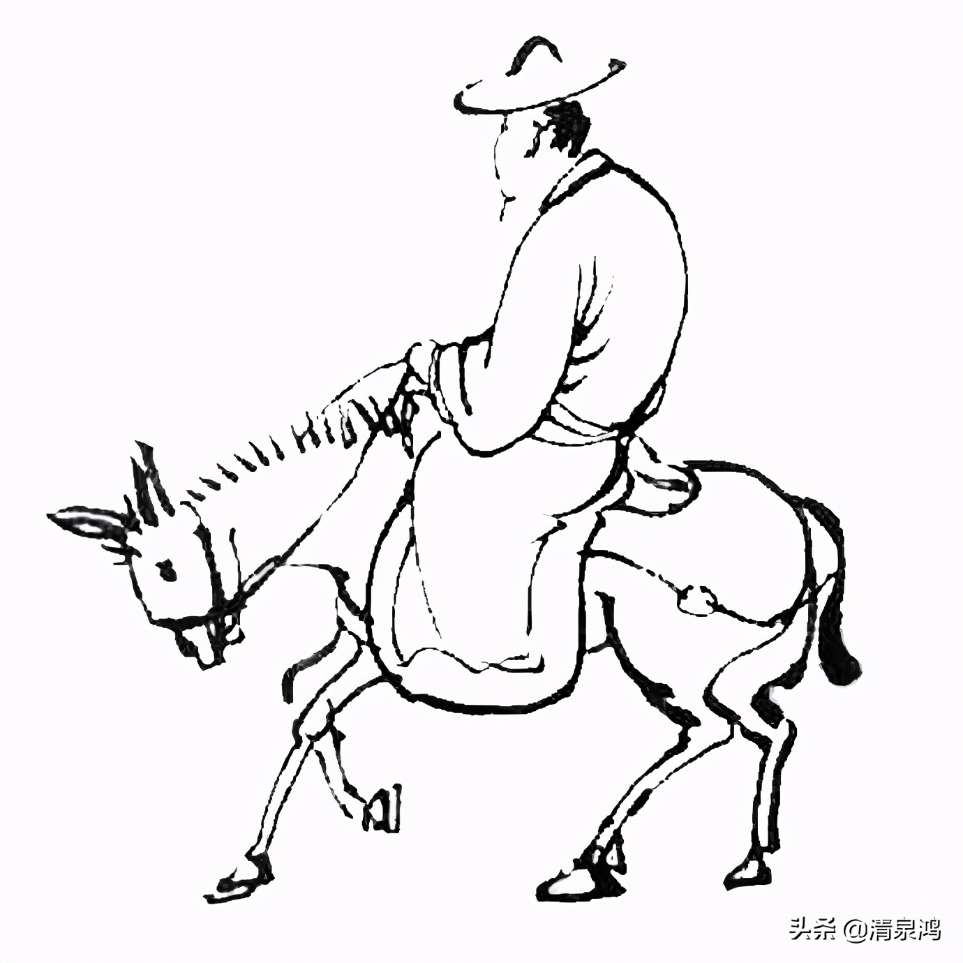 山水画人物点景画法技巧,点景人物作为山水画的关键构成