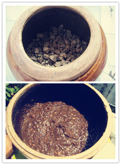 烀酱黄豆,烀黄豆做酱块的东北农家酱