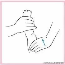 新手宝妈手把手教你教抚触按摩,新生儿脚底抚触按摩0-3个月