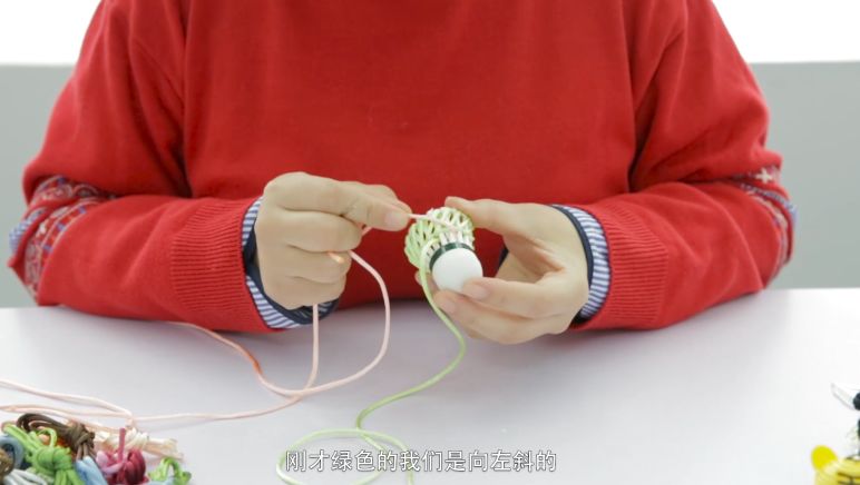 编个羽球挂坠祝福自己吧