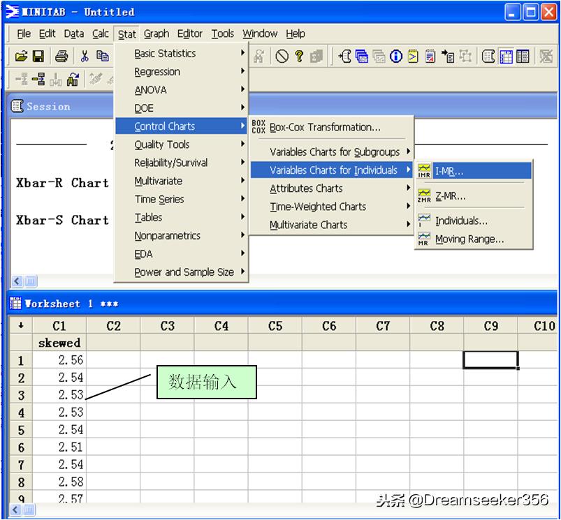 如何使用minitab软件制图,minitab怎么做质量控制图