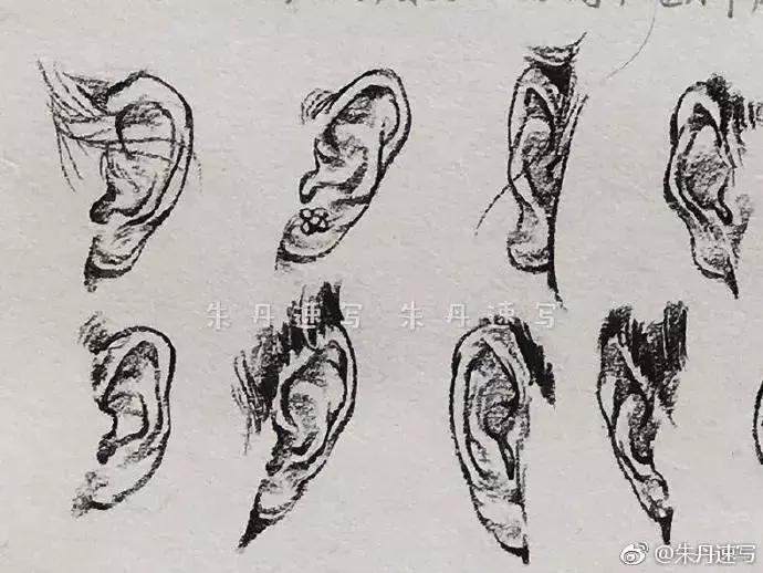 速写看一眼画一笔,用速写的方法画肖像画