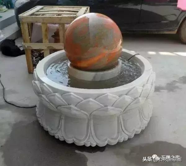 最漂亮的喷泉石雕,精品石雕喷泉花钵设计