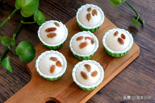 白糖米发糕蒸出来不发粘牙,商业米发糕为啥细腻不粘牙