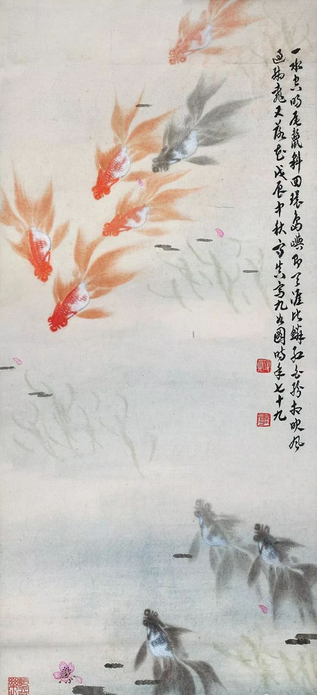 九如图真迹欣赏,国画九鱼图最好的画家