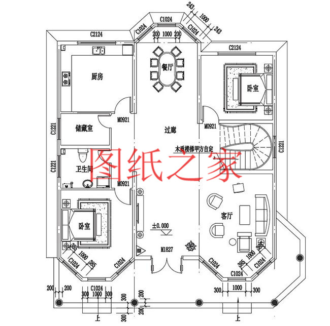 开间小房子怎么装修,开间只有4米怎么建房