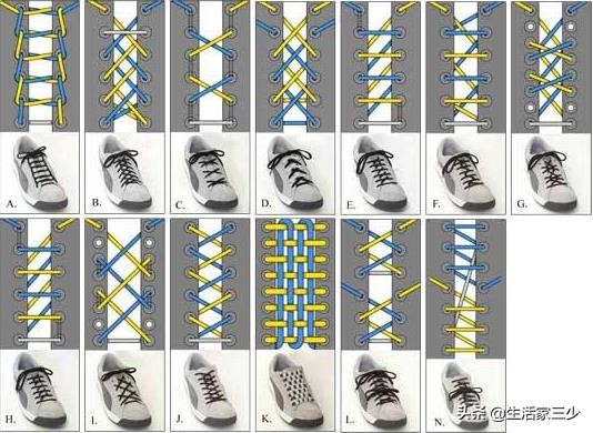 穿鞋带方法简单又好看,简单又好看的穿鞋带方法慢教程