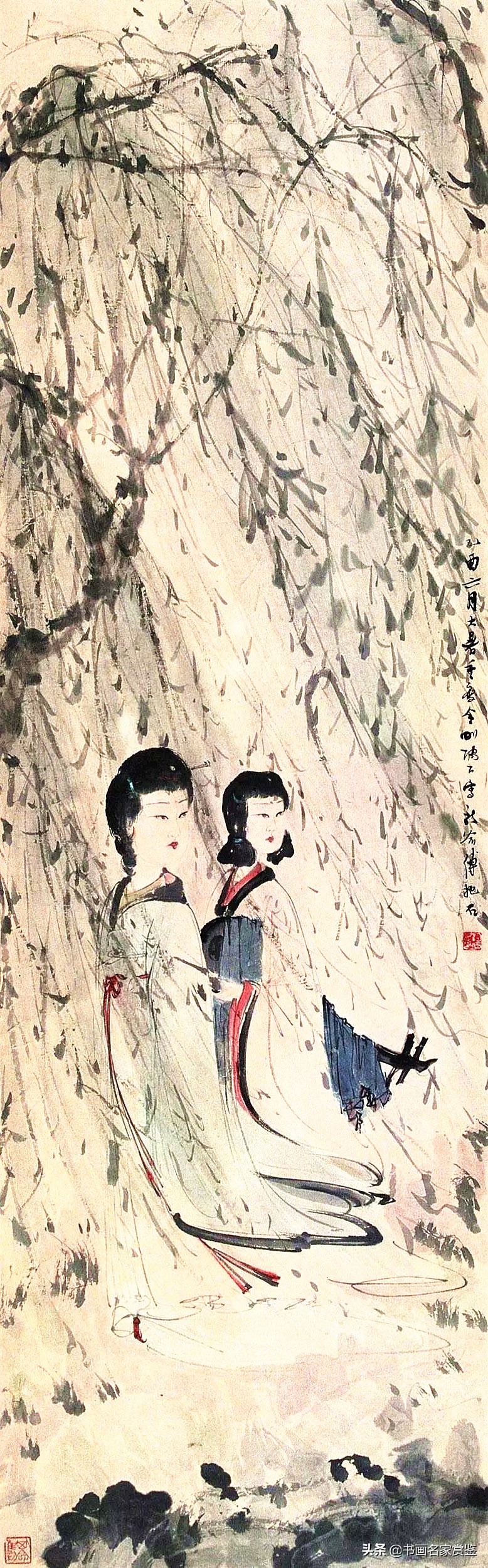 傅抱石大师作品图片,中国画坛巨擘