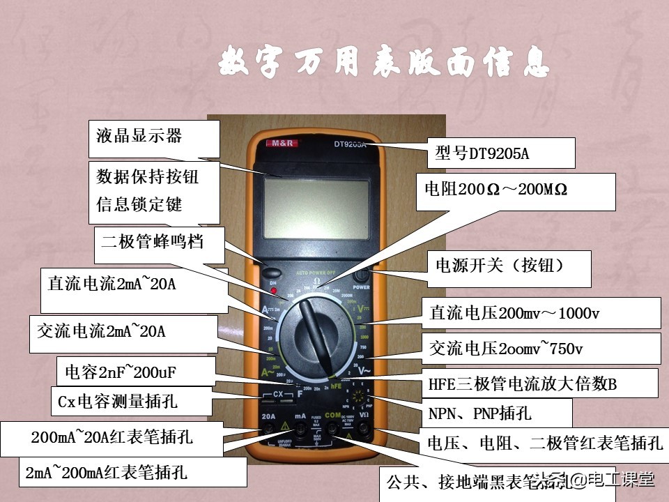 数字万用表使用方法详解,智能数字万用表使用视频