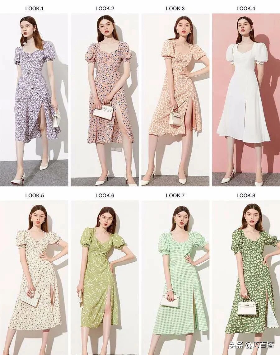 碎花裙如何穿得惊艳好看,碎花裙这样穿气质又温柔