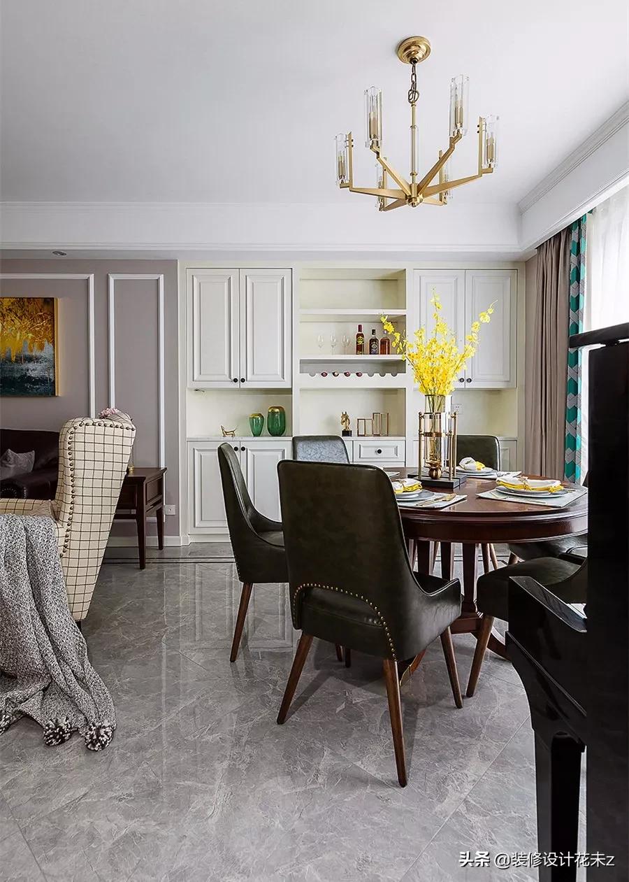小户型餐柜酒柜设计,餐边柜酒柜一体设计轻奢