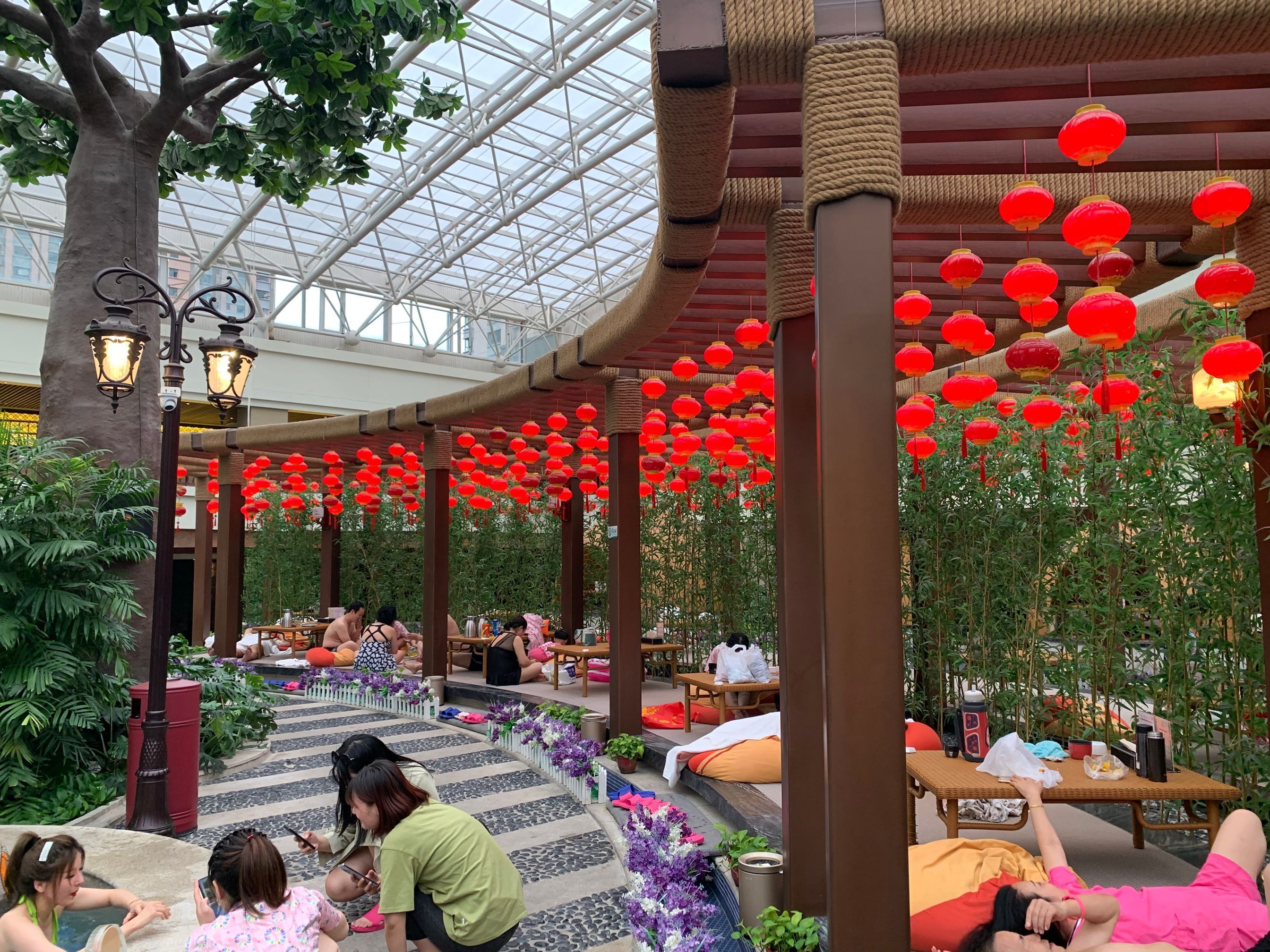 长春国信南山温泉酒店有没有汗蒸,2个亿建的温泉