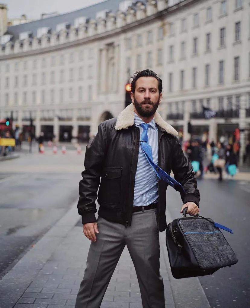 英国男士穿搭高级感,英伦雅痞风穿搭男士