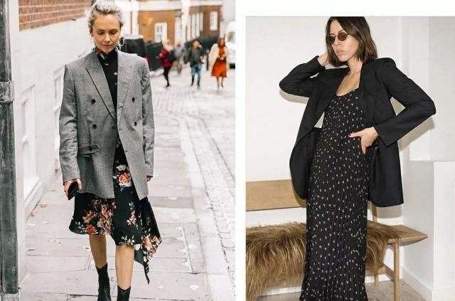 春季中长款西装外套搭配,休闲长款西装外套怎么搭配好看