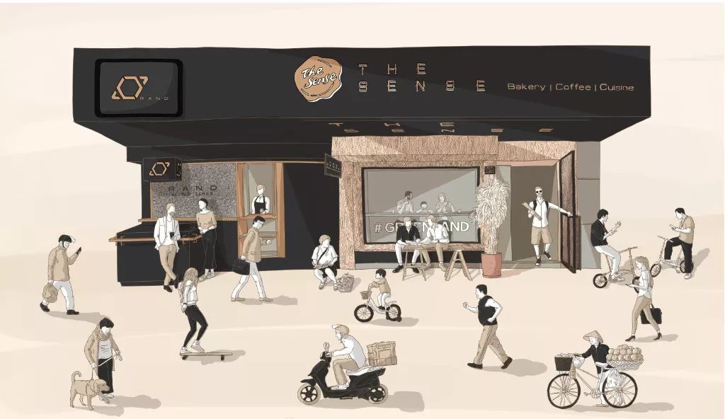 花椒、蛋烘糕和肉桂，对头，这里是咖啡店