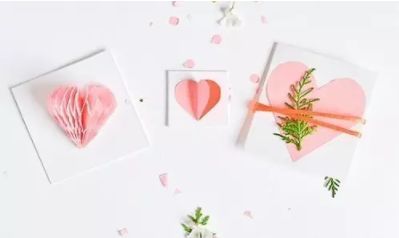 手工心形贺卡又简单漂亮,超级简单可爱的爱心贺卡