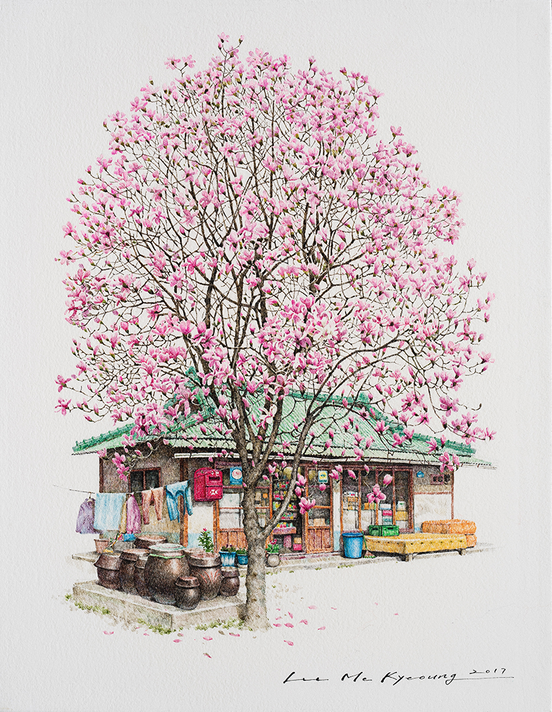 韩国艺术家的生活插画,韩国插画师风格