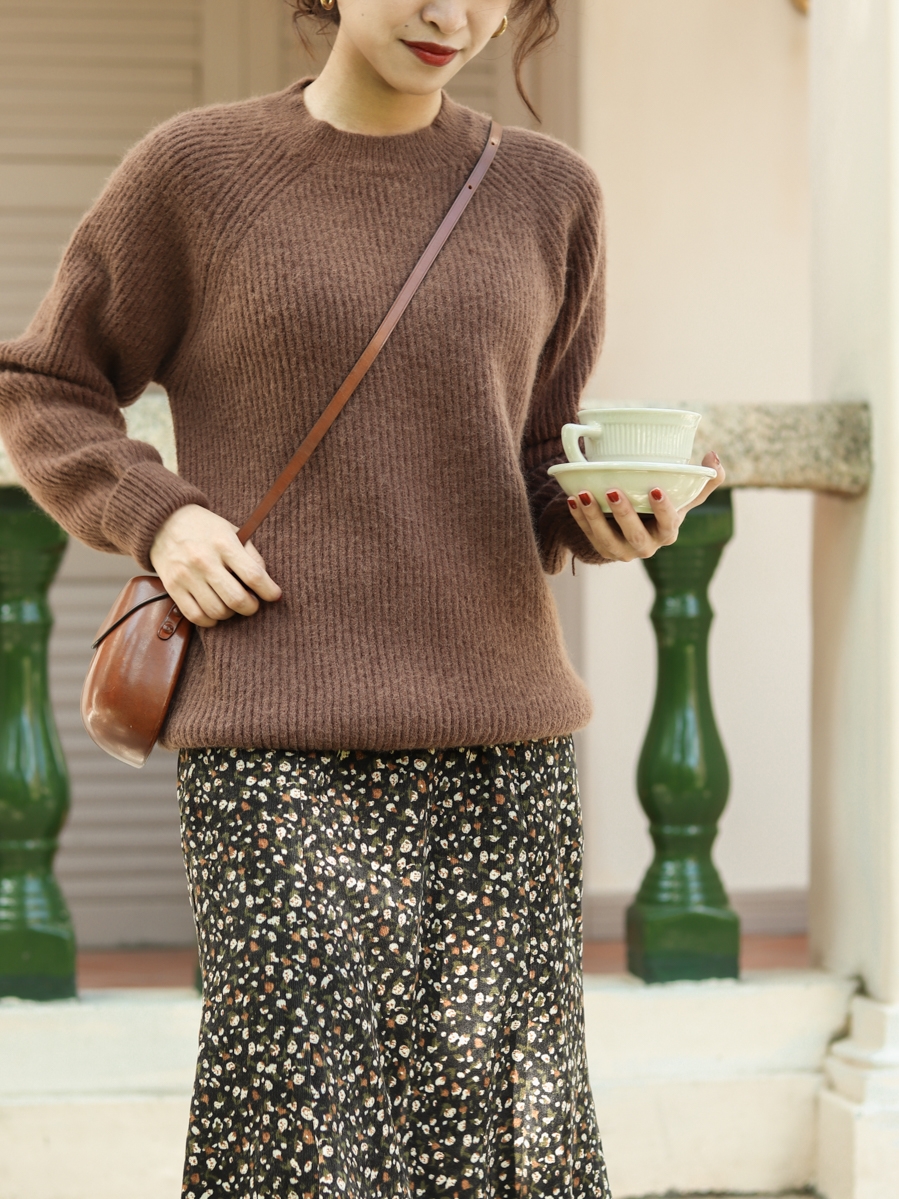 小个子长款打底毛衣145-150高级感,小个子毛衣145-150修身高级感