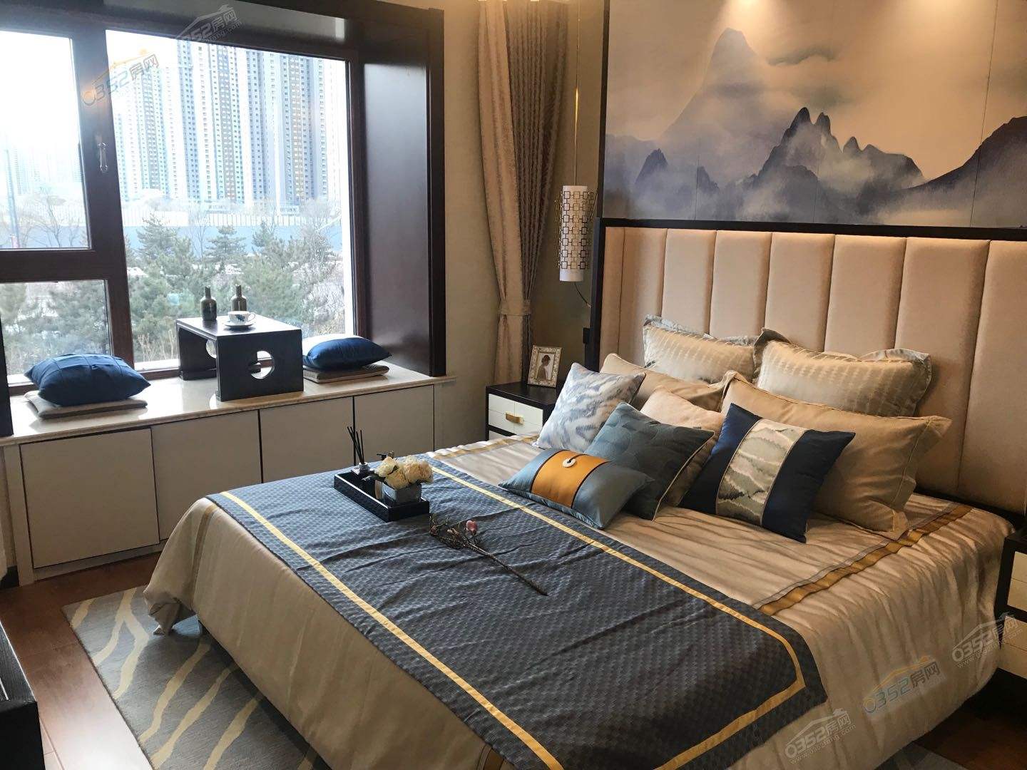 如何布置飘窗新中式,这样设计飘窗与阳台更美观实用