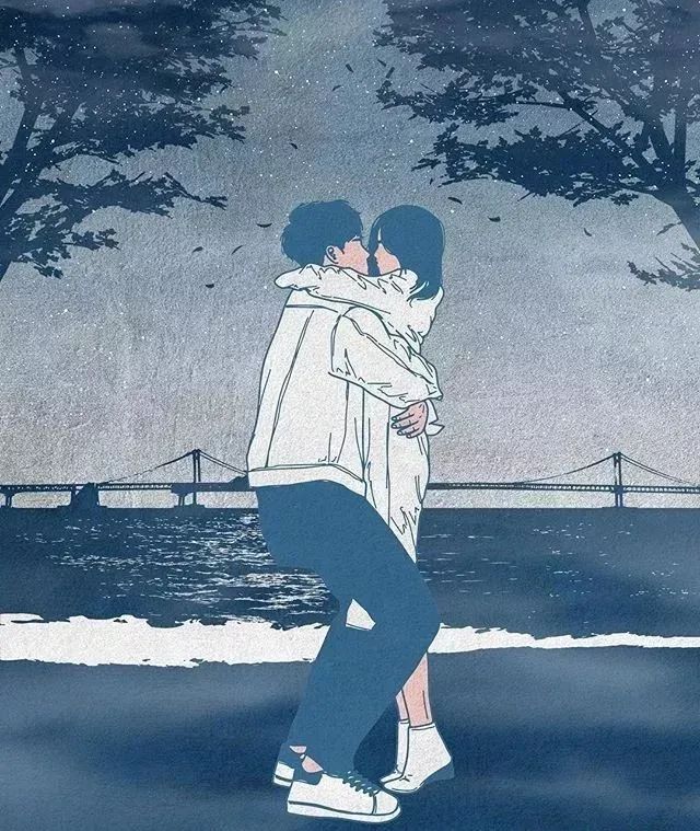 韩国插画师霸道总裁插画,韩国插画师笔下的情侣日常