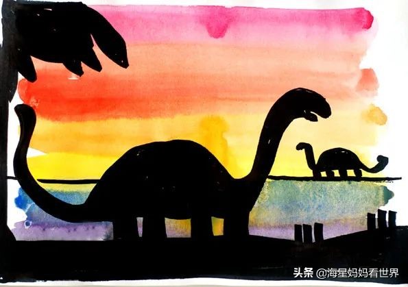 蜡笔油画棒画法,超简单的油画蜡笔素材教程