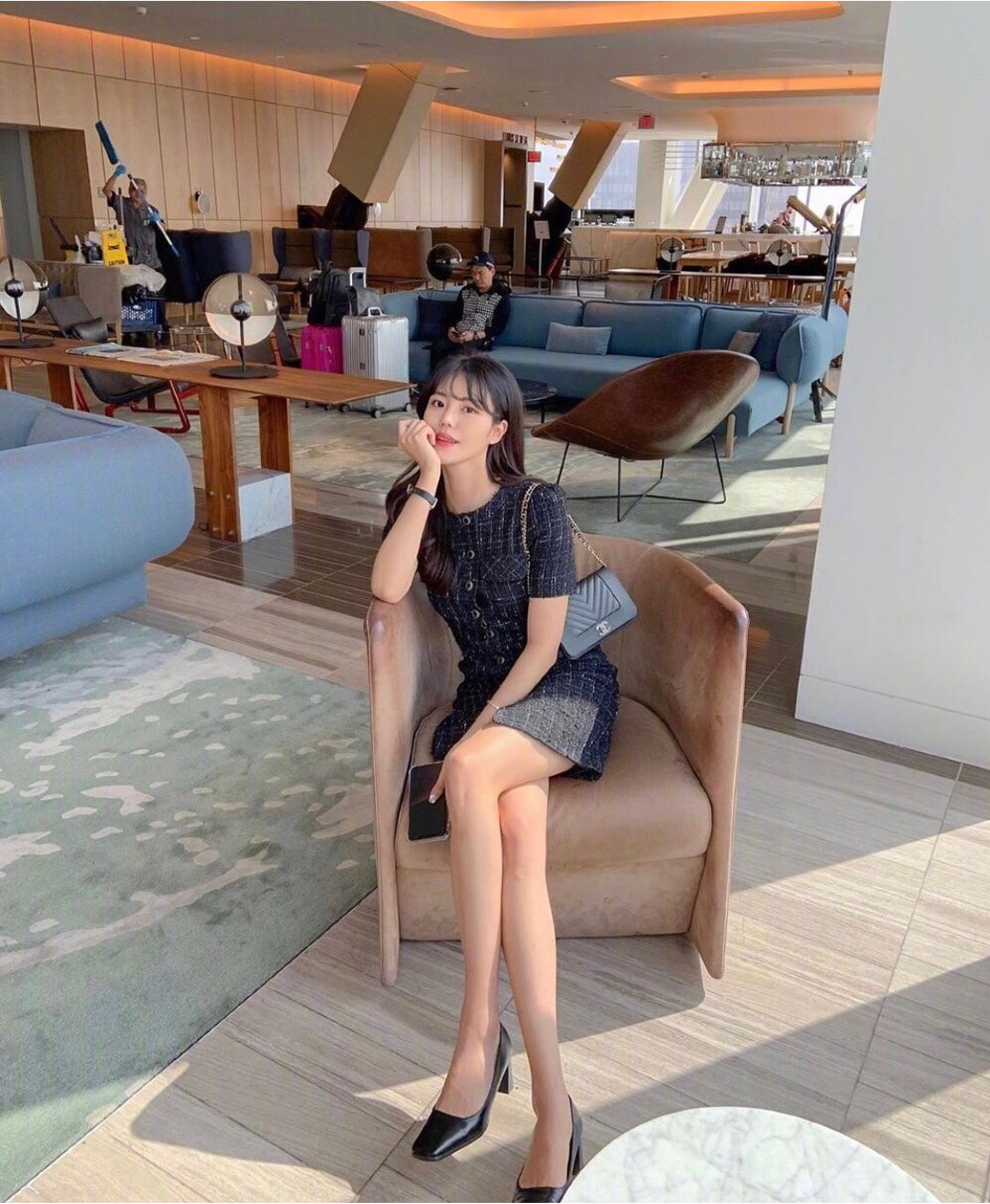 初秋穿搭小姐姐,秋天时髦小姐姐的韩系穿搭火了