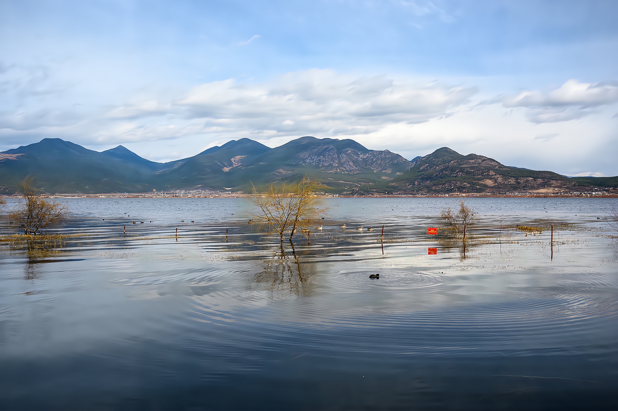 丽江拉市海自然美景,丽江拉市海湿地公园景区