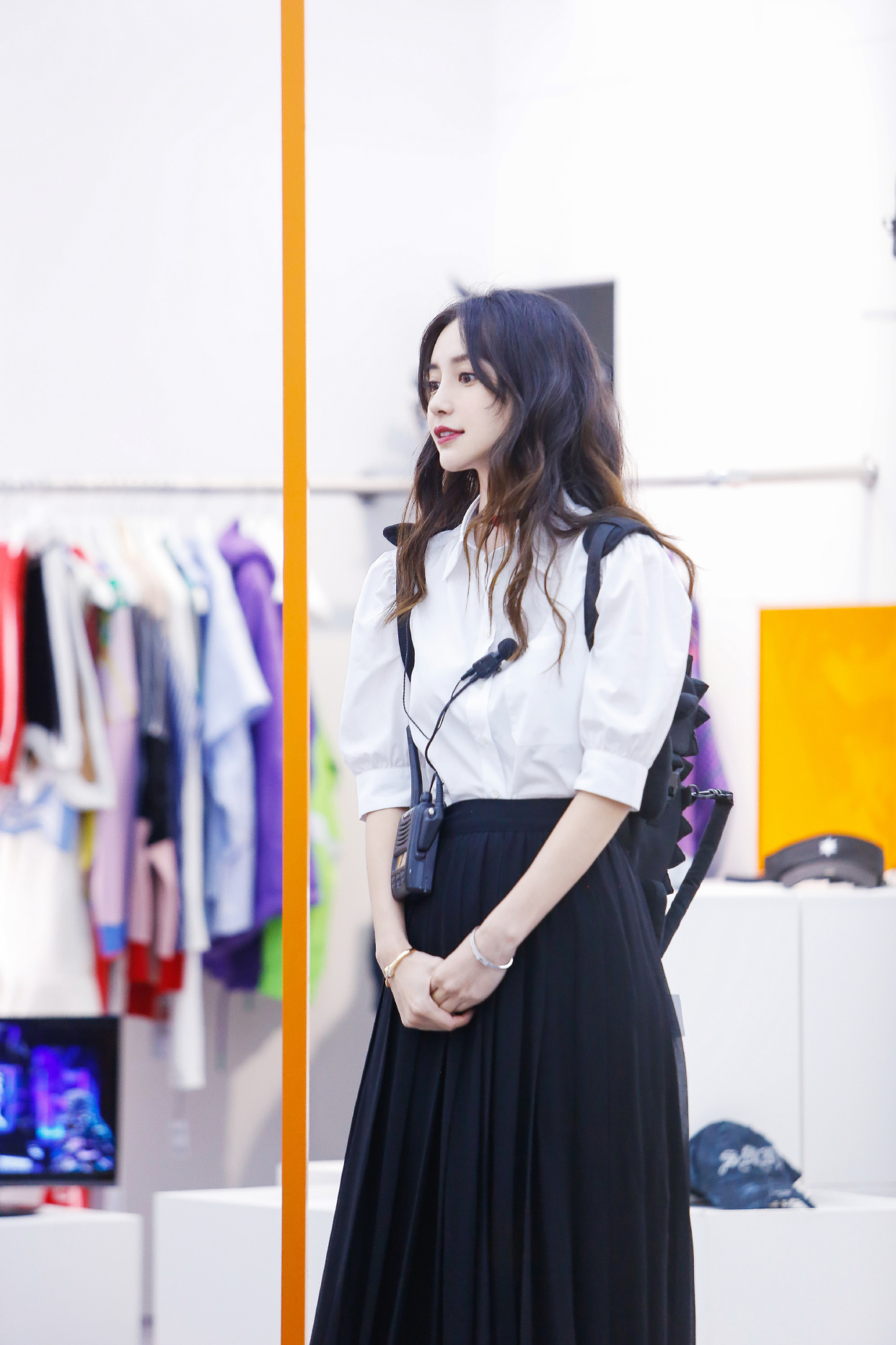 baby造型好有少女感,baby最新造型白纱裙