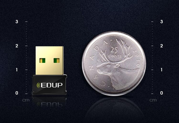 小身材大能量翼联EDUP1683千兆双频USB无线网卡带你自由飞翔