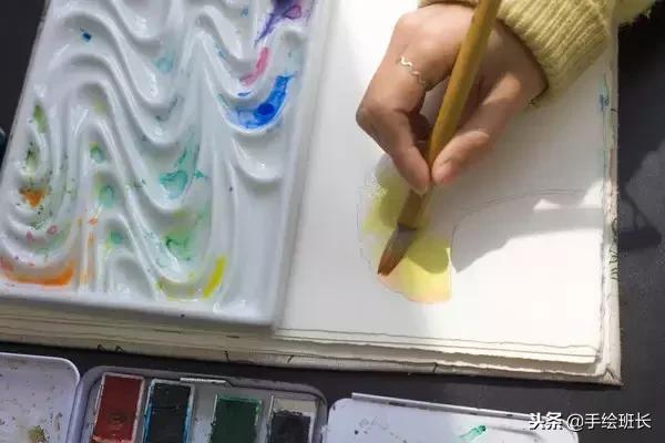 固体水彩颜料新手入门教程,水彩插画新手入门教程