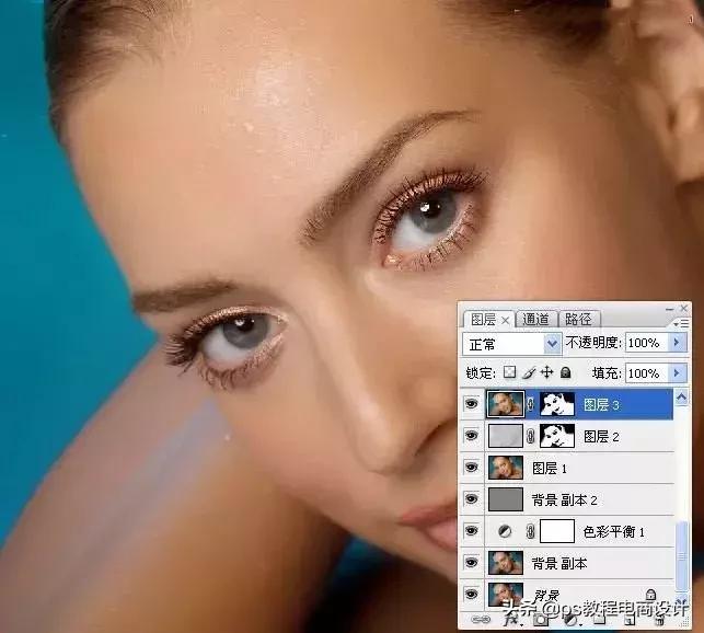 ps教程人像修图之高低频磨皮,ps教程人像修图教程