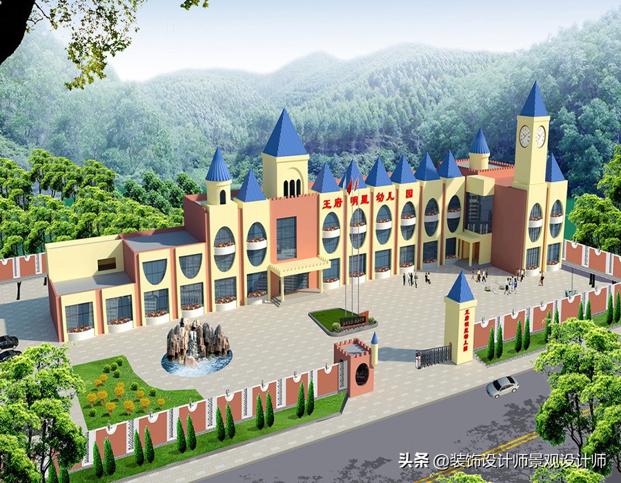 幼儿园课桌椅,幼儿园设计案例效果图