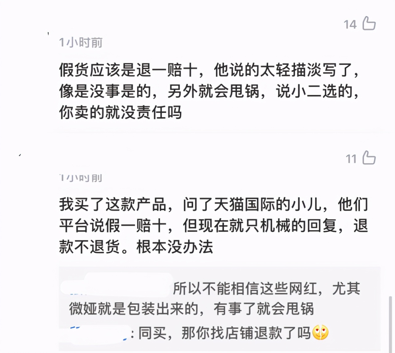 薇娅山寨事件,薇娅下架涉污蔑品牌