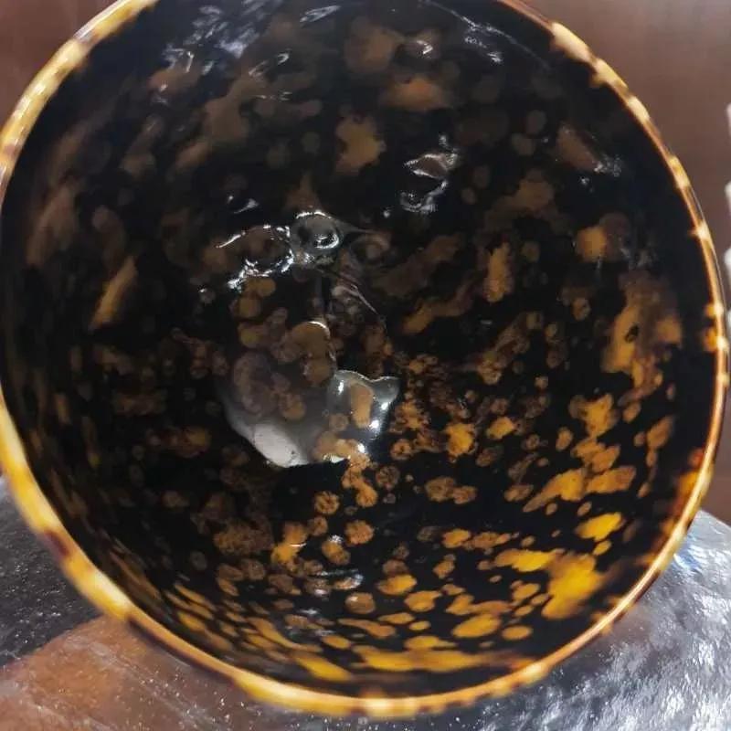 如丝的玳瑁釉,玳瑁釉火焰纹