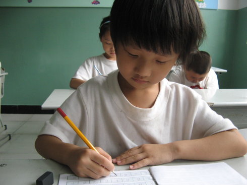 小学生工整的练字作业,小学生练字400字