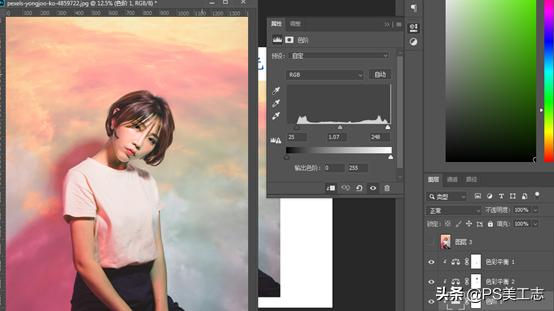 ps如何提亮脸部阴影教程,图片上反光严重怎么在ps中调整