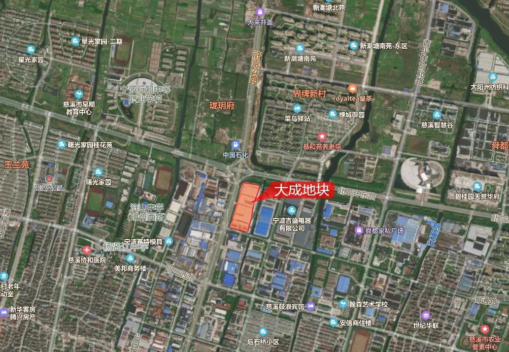 7799元/㎡+15500㎡投报面积！徐龙集团夺得慈溪大成