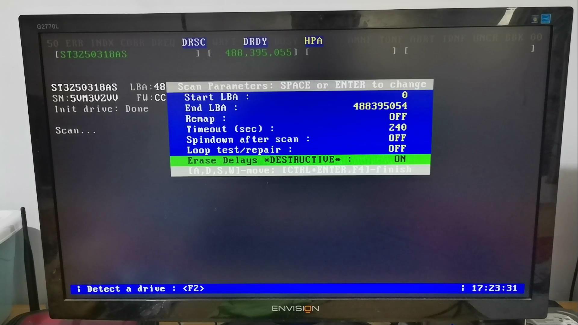 坏道修复，用MHDD软件修复电脑硬盘坏道图文教程,移动硬盘也可以