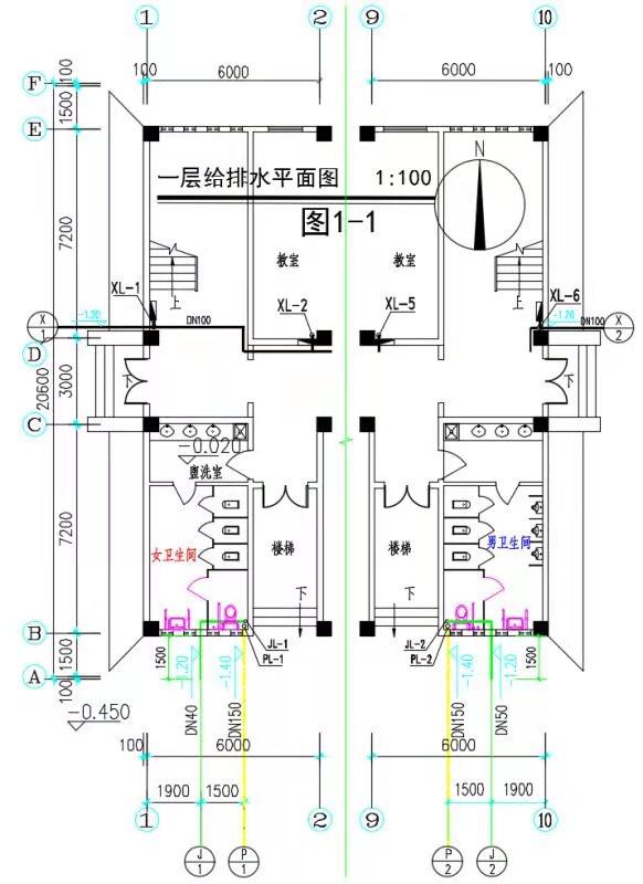 给水管道及阀门识图,绿化给水管道识图