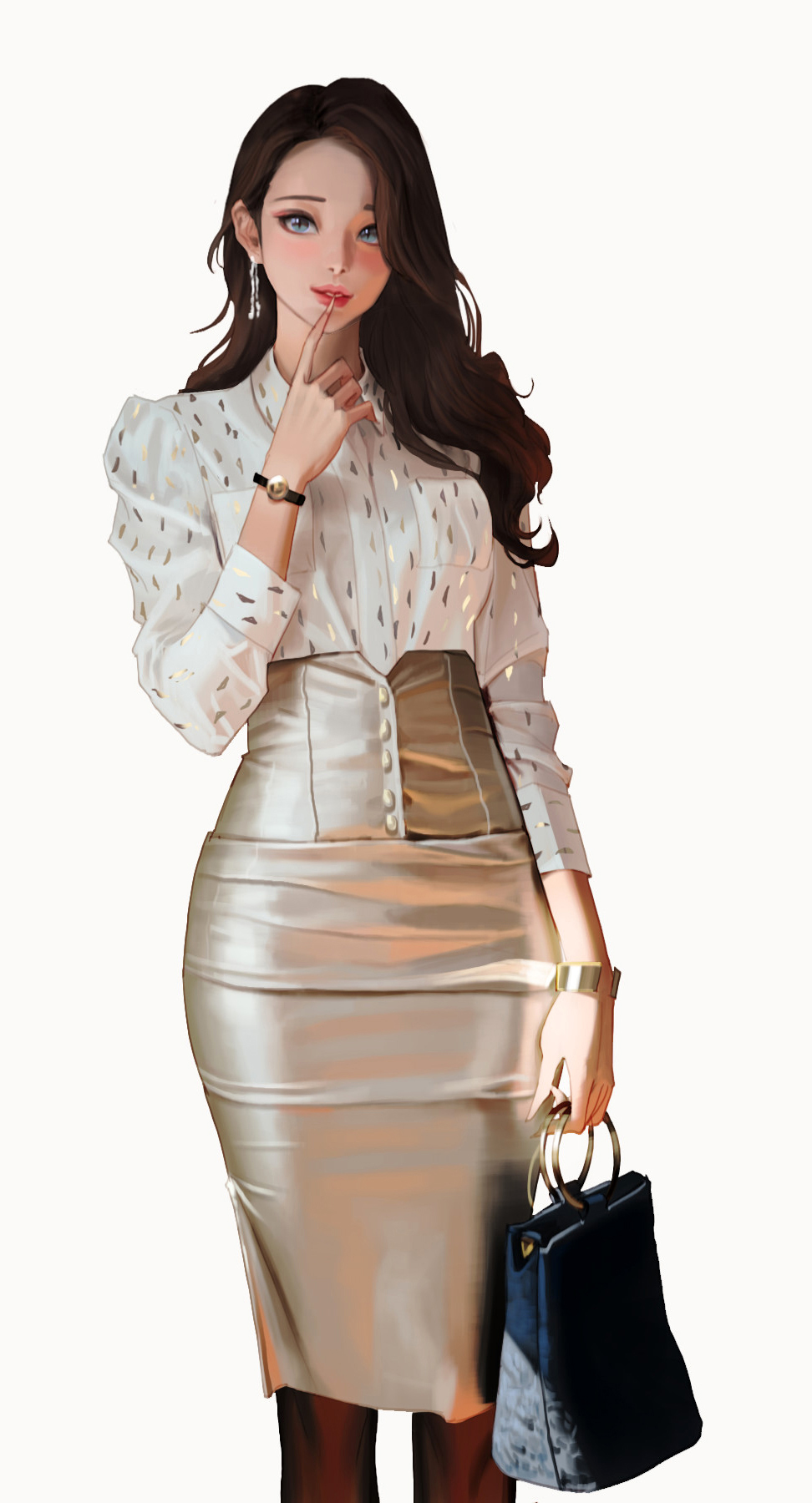 服饰穿搭小插画,30幅插画和你探讨如何时尚穿搭