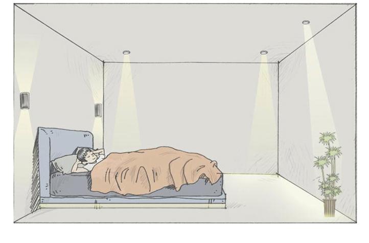 住宅灯光设计打造空间高级感,如何把卧室灯光设计出高级感