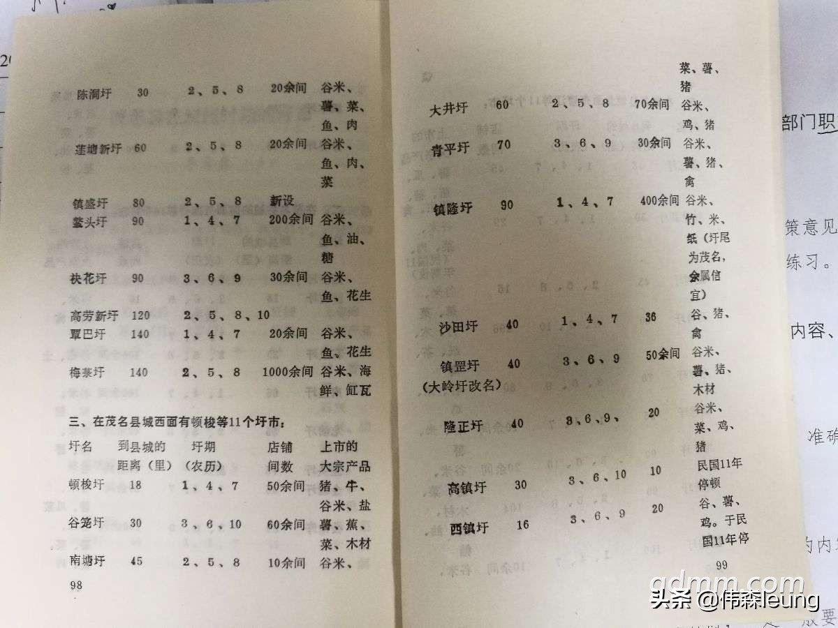民国茂名四区是什么地方,茂名最繁华的墟市是哪里