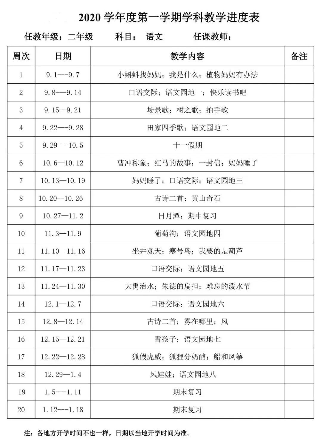 教学计划模板小学语文,小学语文二年级下册教学计划