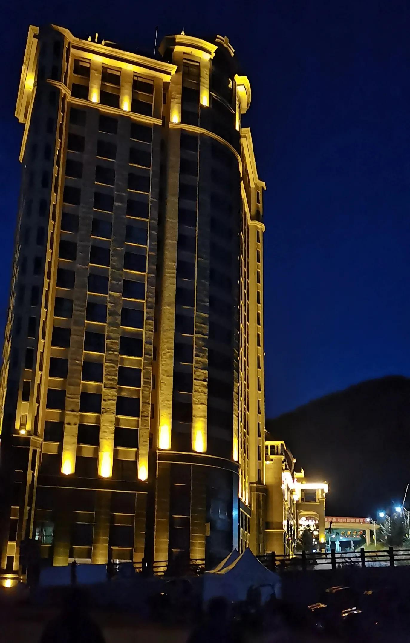 崇礼万龙滑雪场酒店,崇礼万龙滑雪场冬景