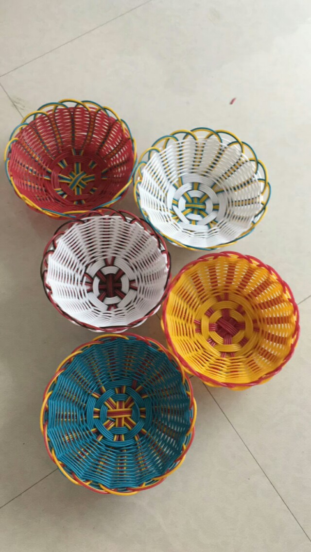 编筐图文,编筐立体花形教程