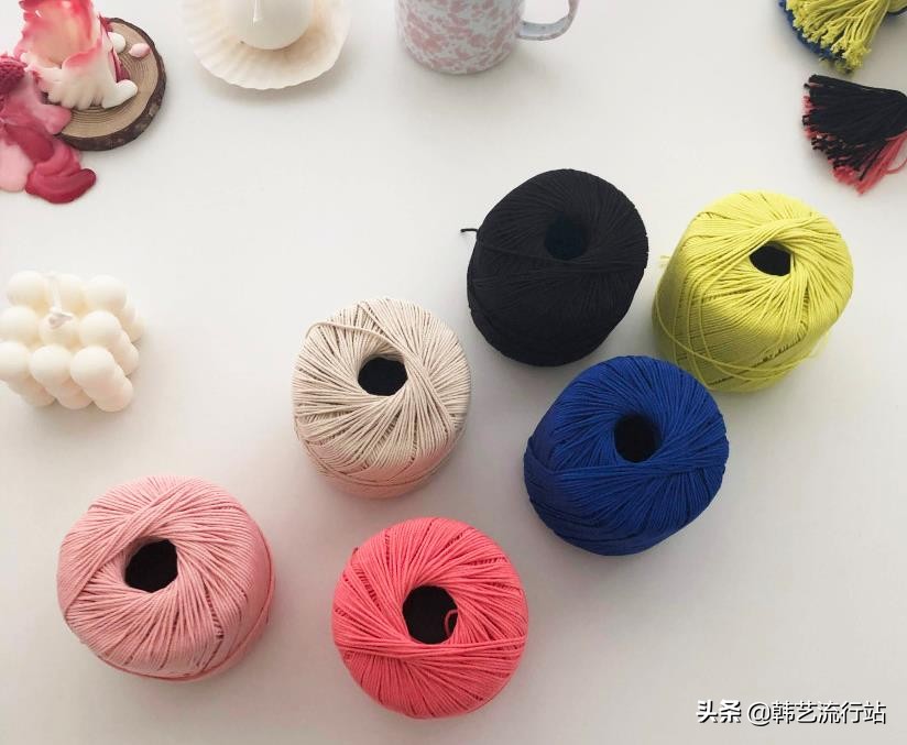 手工钩针编织手提包成品,钩针编织时尚又漂亮的女生手提包