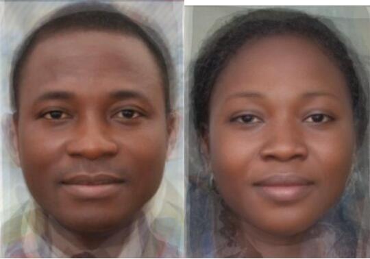 「世界人类图鉴」人类的摇篮:撒哈拉以南非洲居民的平均脸