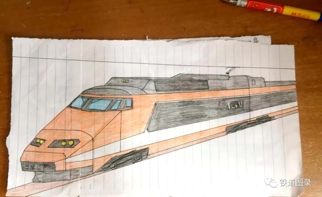 铁路人文:手绘火车