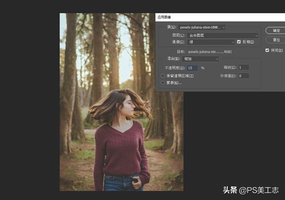ps黄绿色人像调色教程,ps怎么调色彩浓郁的照片